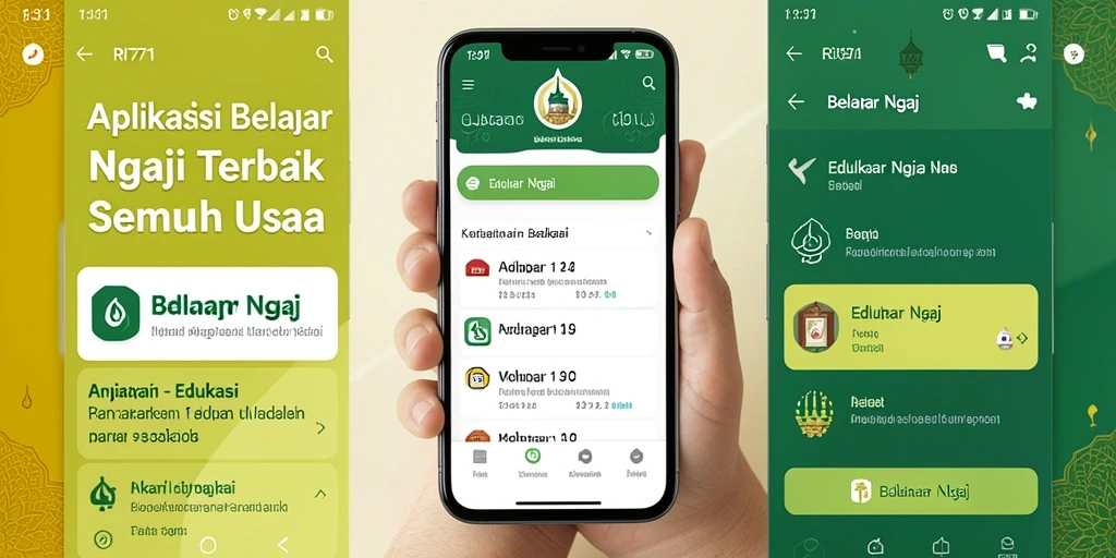 Antarmuka pengguna aplikasi RI771 yang intuitif dan menarik.
